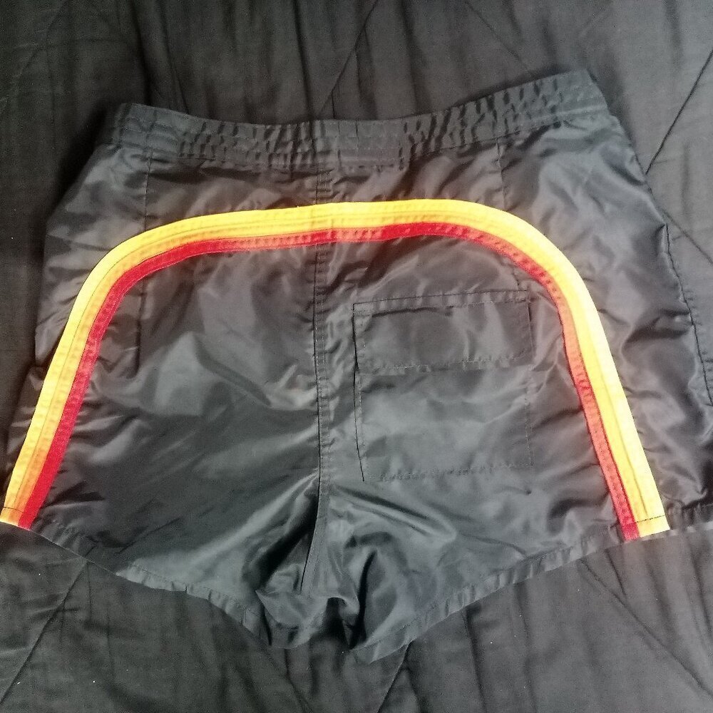 Vintage Laguna Striped Mod Swim Shorts